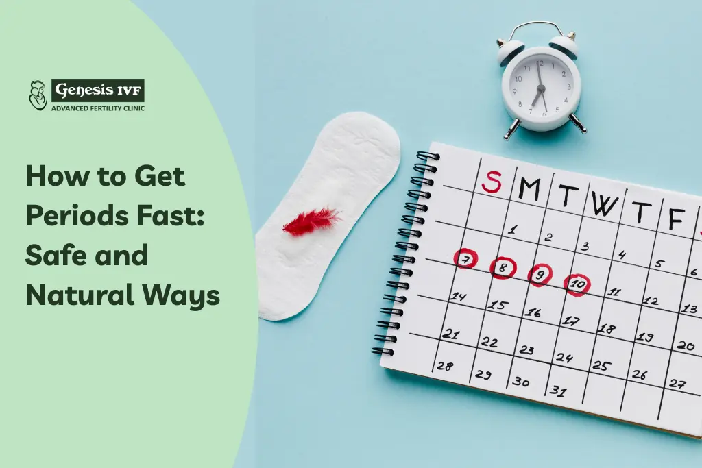 How to Get Periods Fast: Safe and Natural Ways | Genesis IVF Clinic